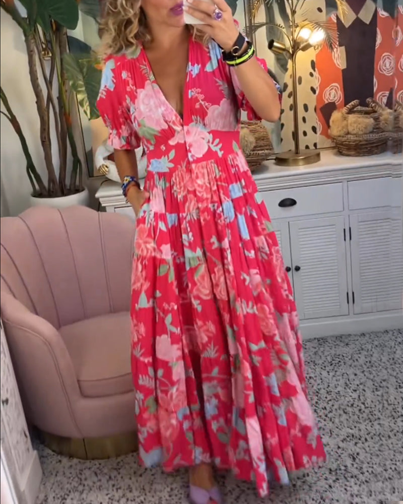Beatrice | Flower dress with pockets