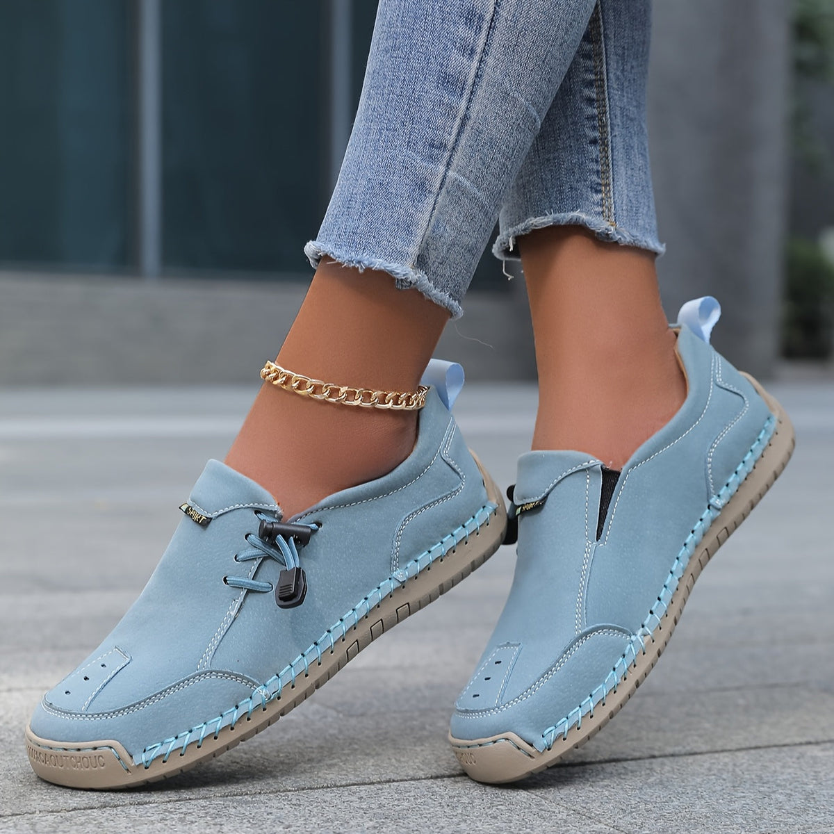 Polly – Orthopaedic Toggle-Lace Slip-On Shoes
