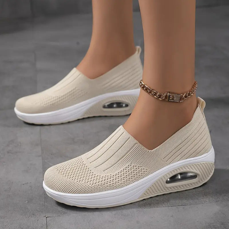 Clarissa – Orthopaedic Knit Slip-On Sneakers