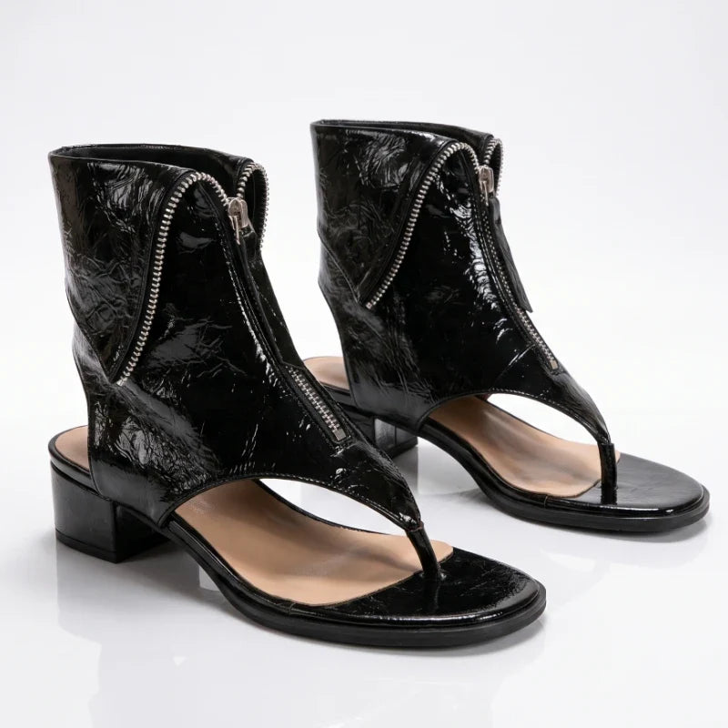 Orlina | Zip Sandals