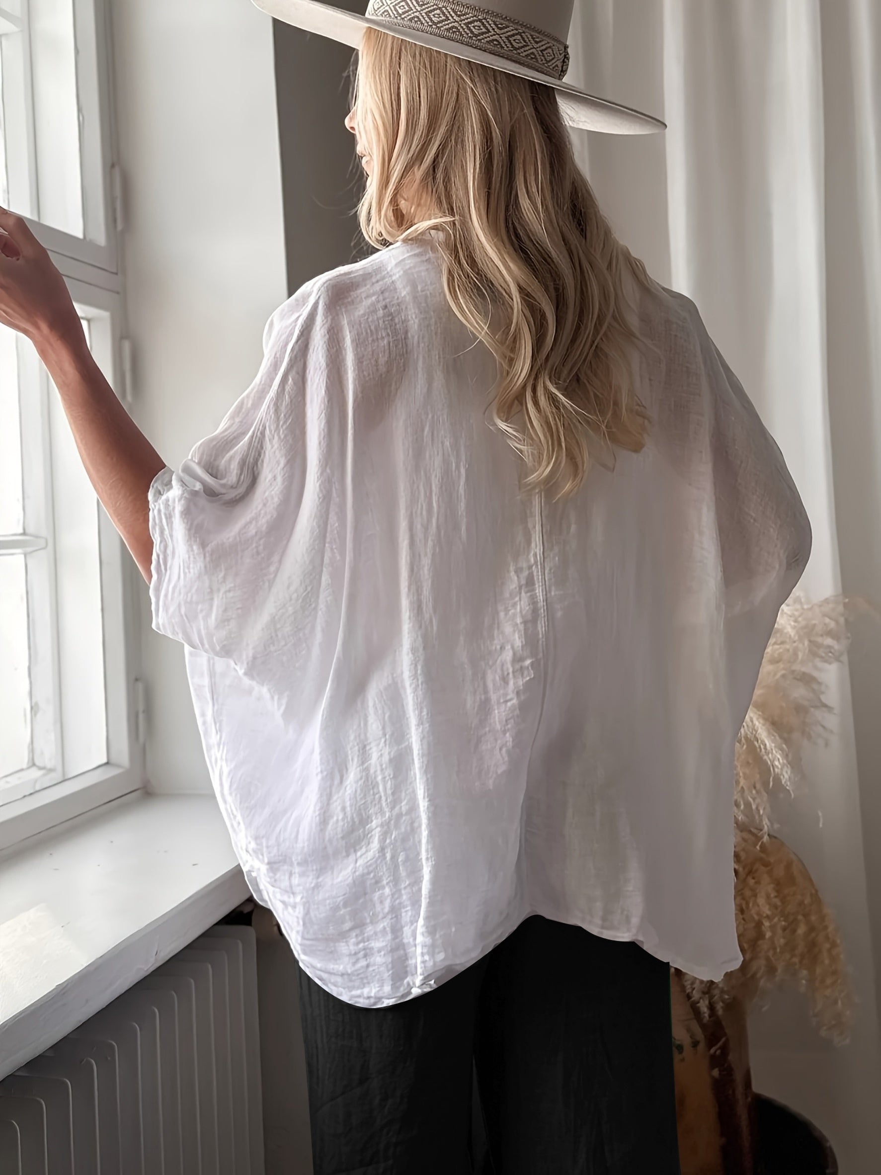Winnie - Bohemian Style Blouse with Wide Sleeves