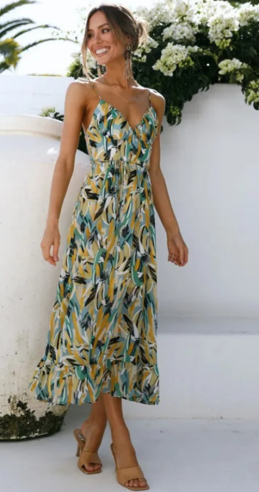 Freya | Colourful summer dress