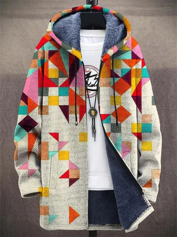 Callie™ - Luxurious Art-Inspired Zip-Up Hoodie