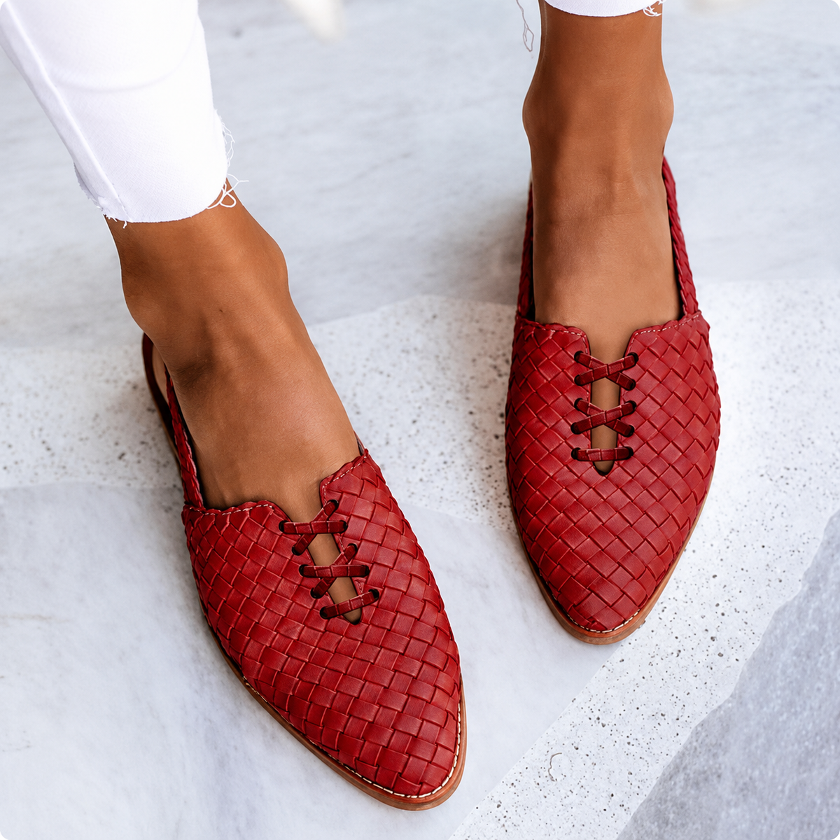 Aurora | Woven-Style Comfort Loafers