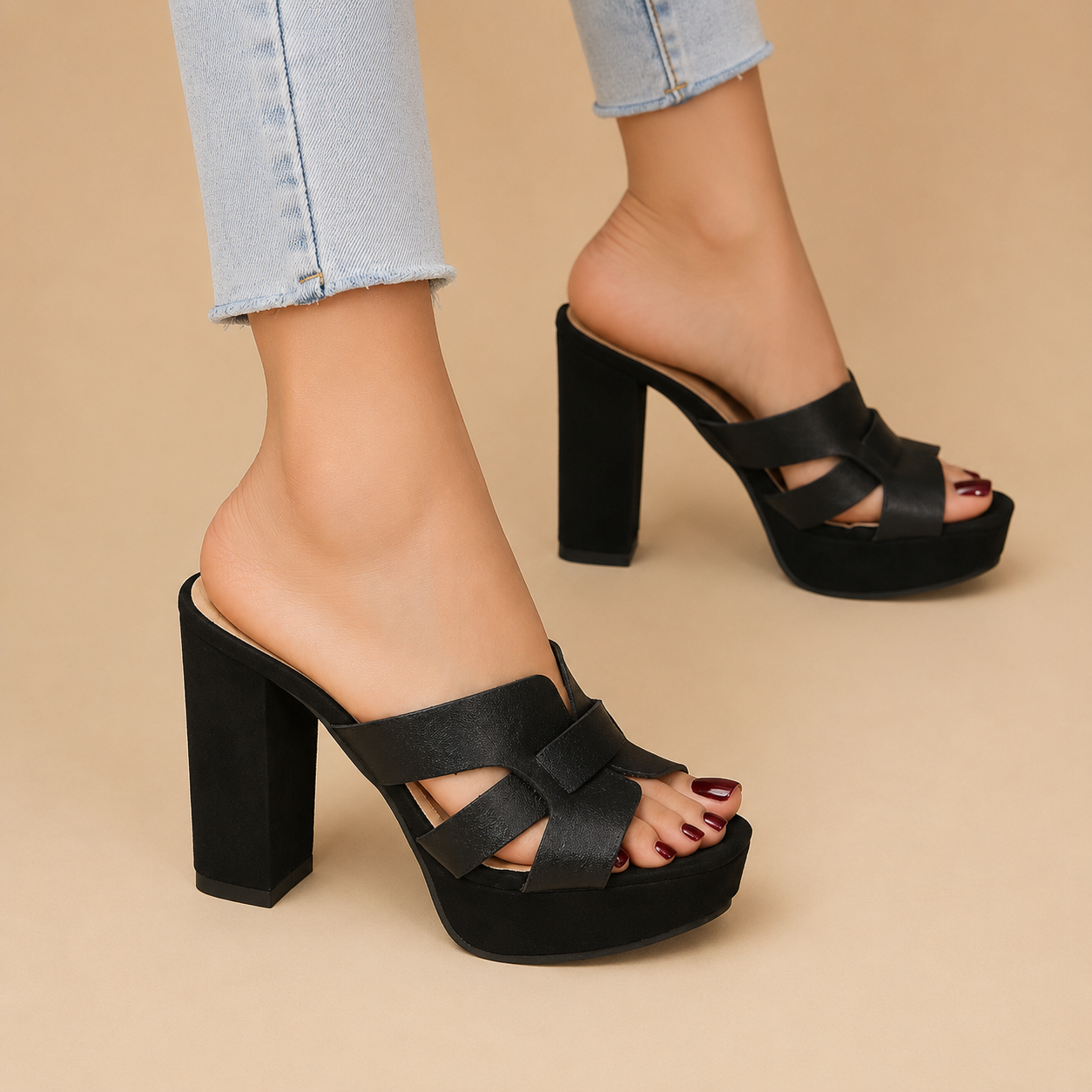 Elena | Elegant Platform Heel