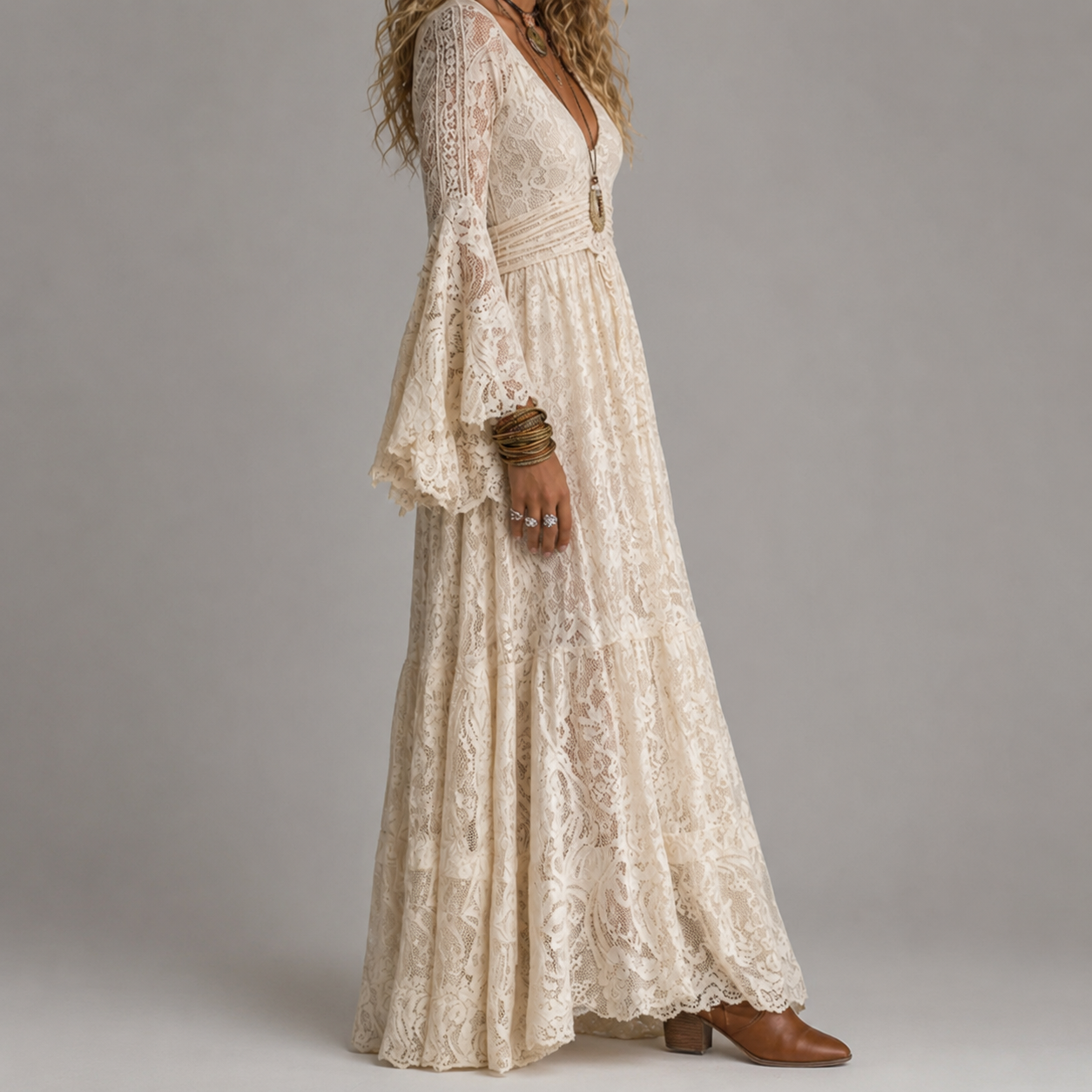 Lois™ | Comfortable Vintage Mermaid Maxi Dress