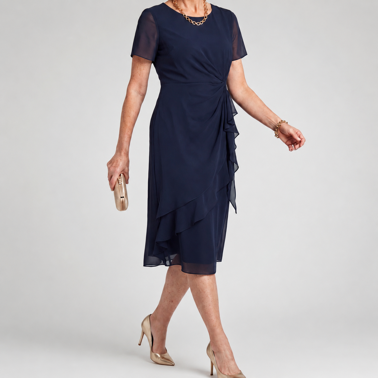 Sara™ | Elegant Comfortable Layered Dress