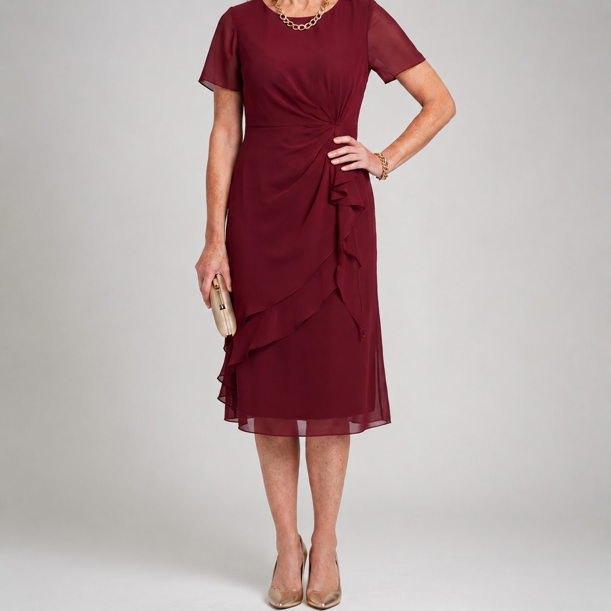 Sara™ | Elegant Comfortable Layered Dress