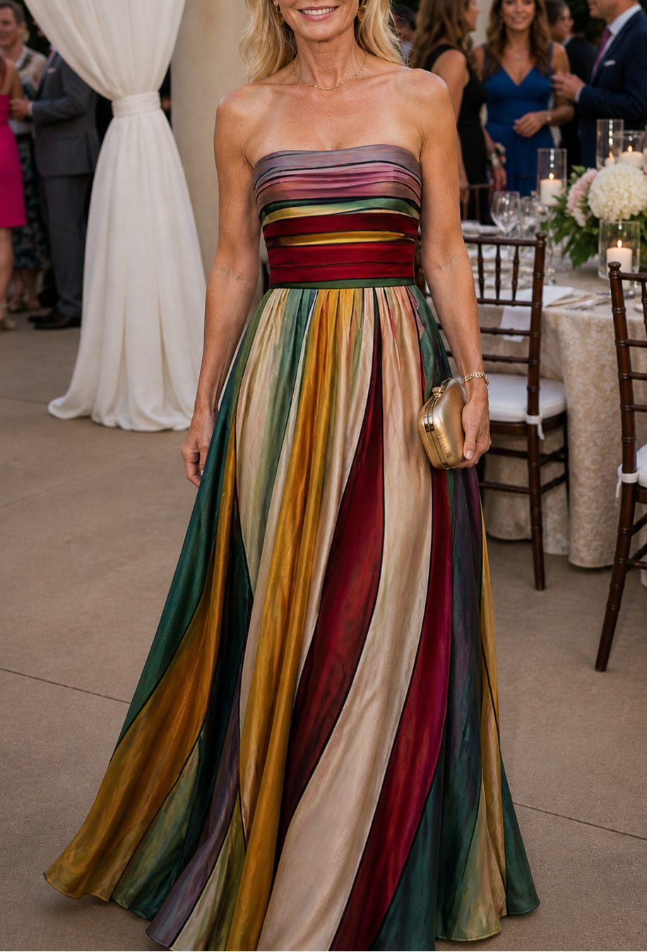 Tammy | Effortless Strapless A-Line Dress