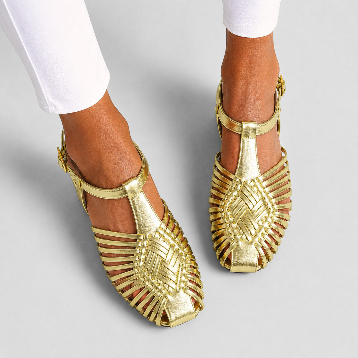 Matilda | Woven Slingback Sandals