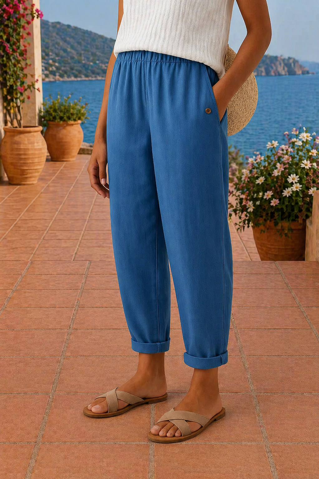 Valerie | Lightweight Linen Trousers