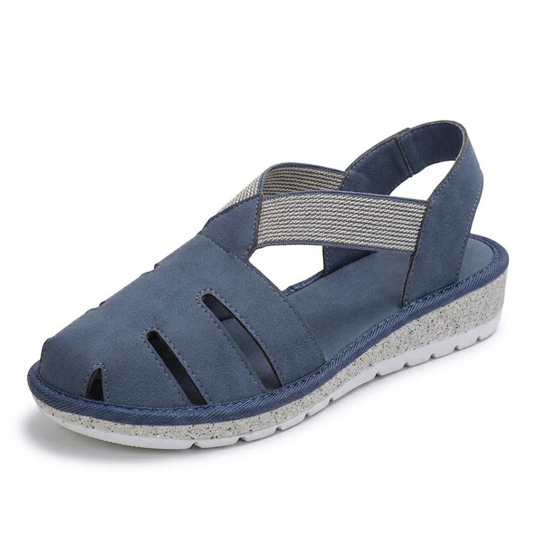 Marnie Orthopaedic Closed-Toe Cross-Strap Comfort Sandals