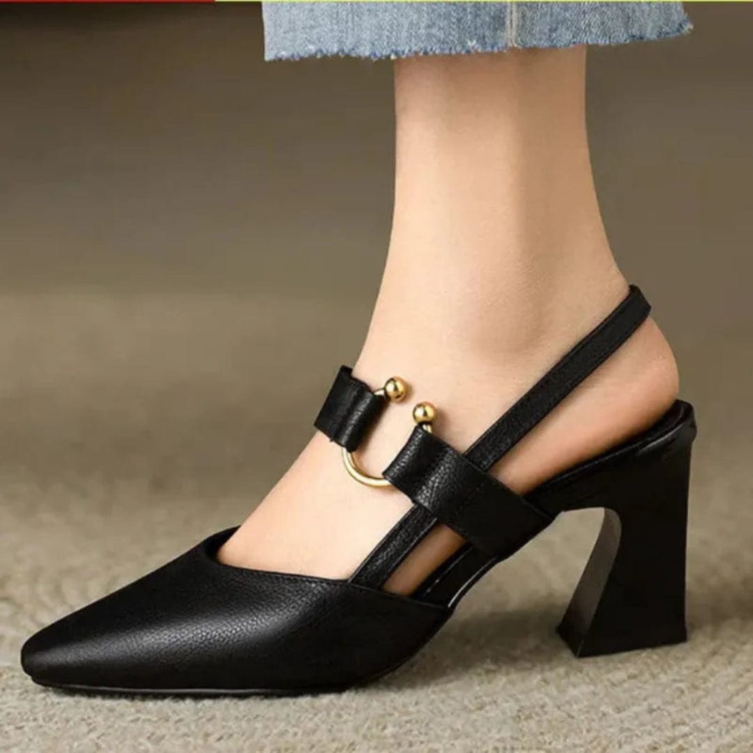 Vera | Slingback Comfort Heels