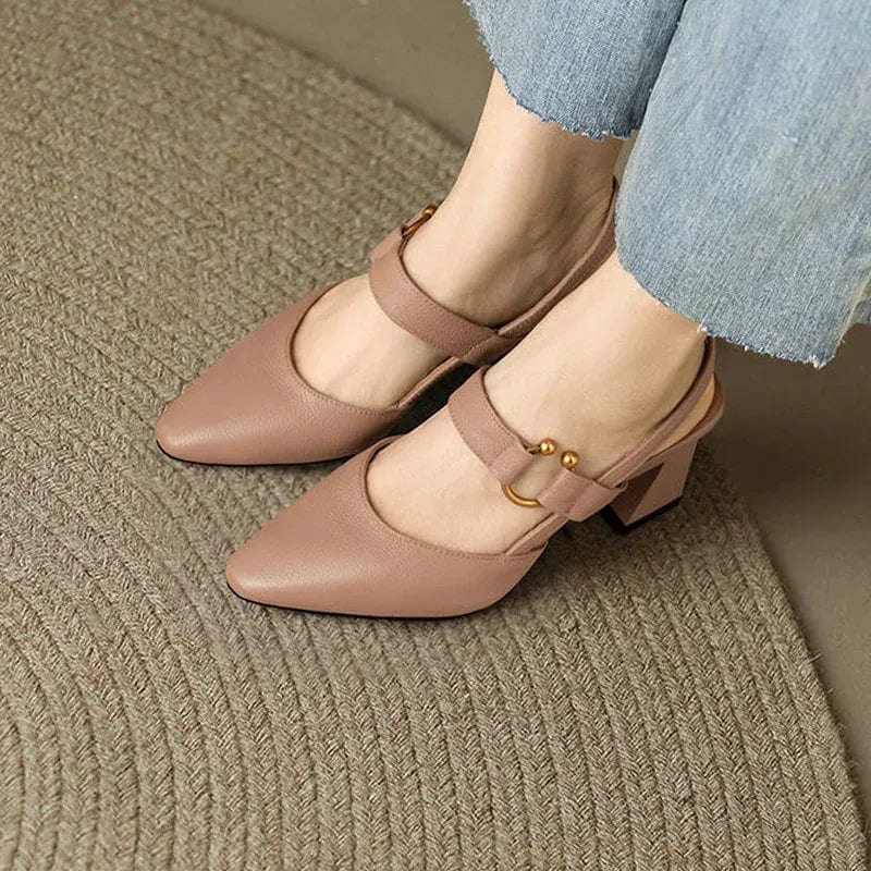 Vera | Slingback Comfort Heels