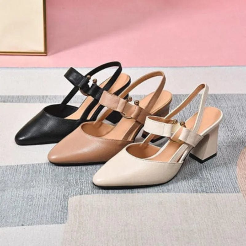 Vera | Slingback Comfort Heels