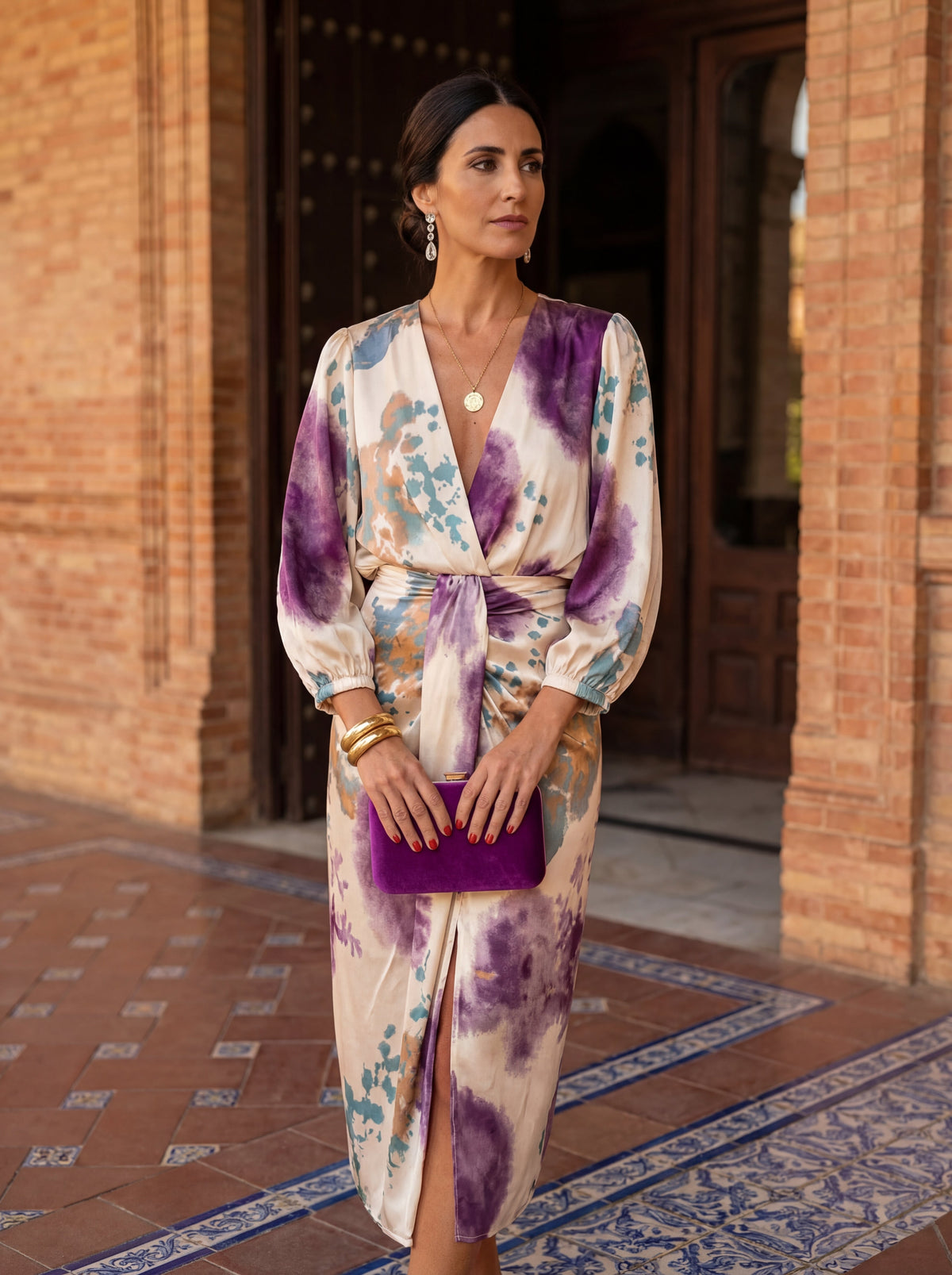 Valeria™ | Tummy Flattering Crossed Dress