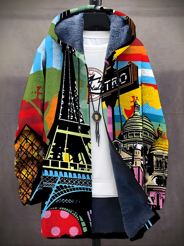 Ellis™ - Luxurious Art-Inspired Zip-Up Hoodie