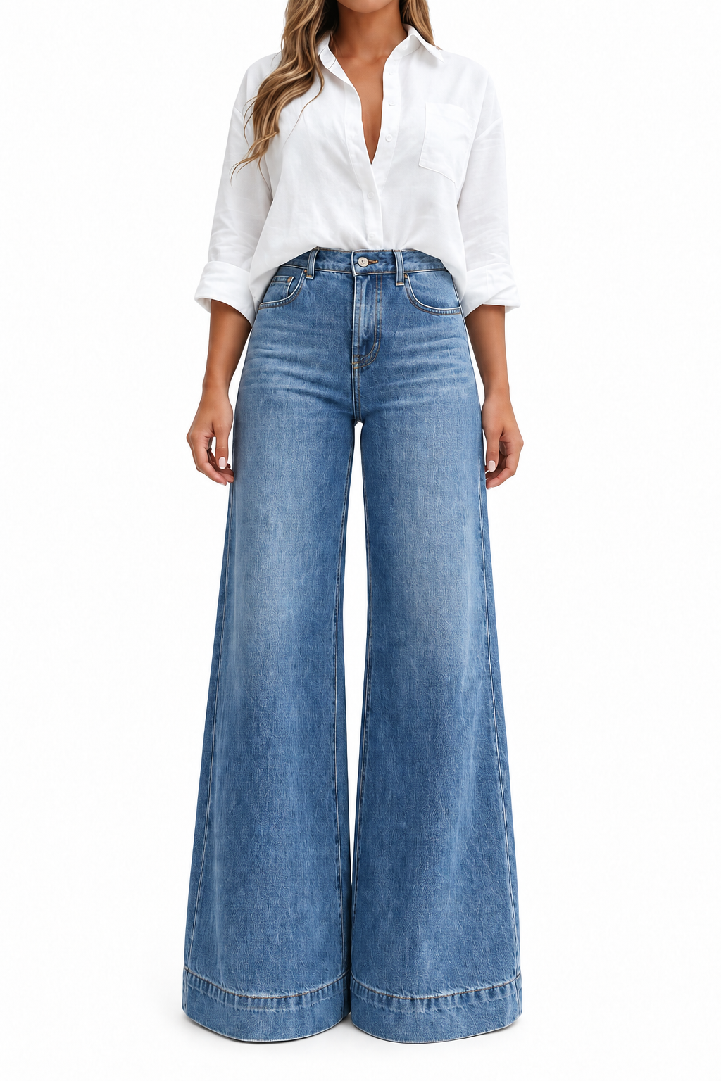 LUCIA™ | High-Waisted Wide-Leg Jeans for Women