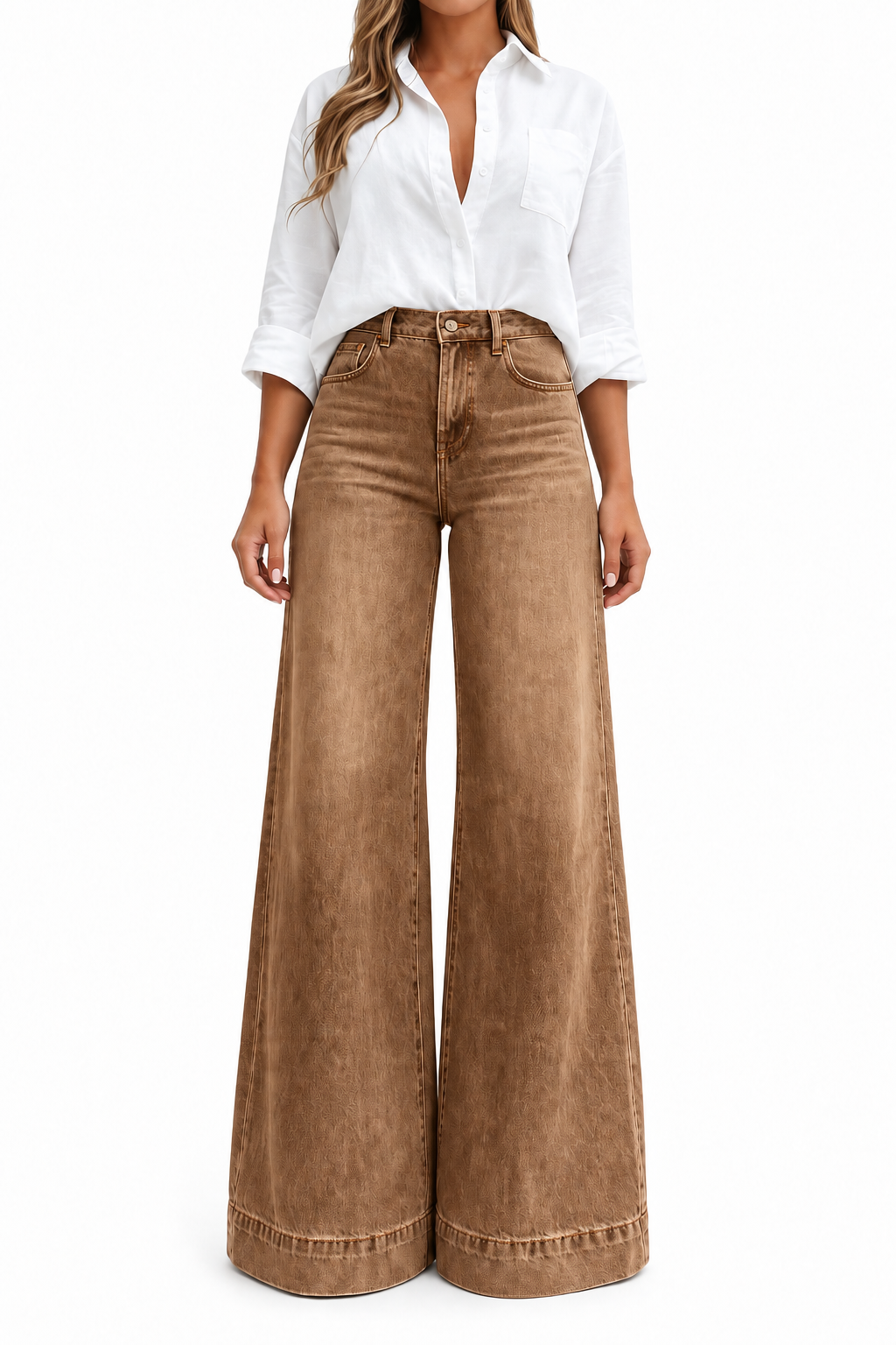 LUCIA™ | High-Waisted Wide-Leg Jeans for Women