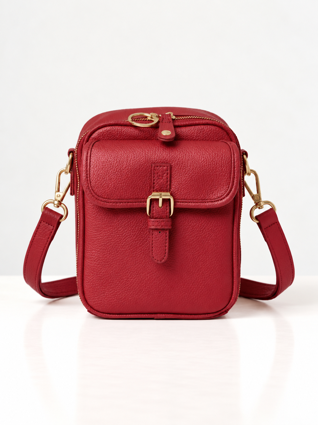 Carolyn – Red RFID Organiser Crossbody Bag