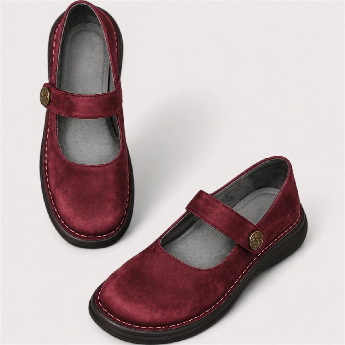 Mavis Orthopaedic Cushioned Mary Jane Shoes