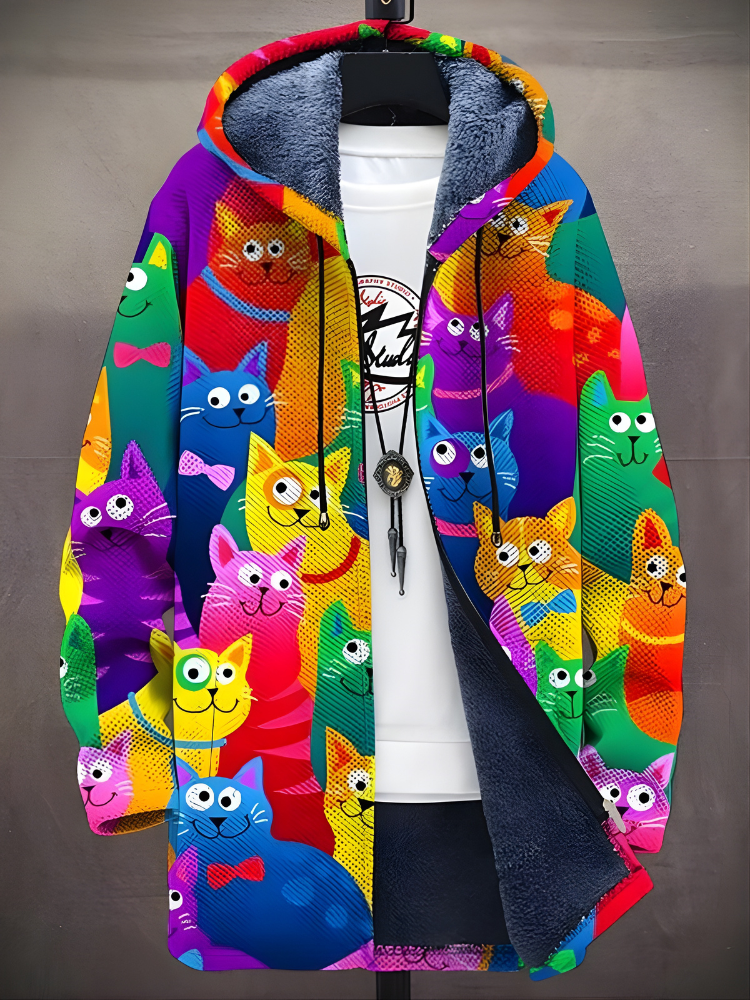 Jesse™ - Luxurious Art-Inspired Zip-Up Hoodie