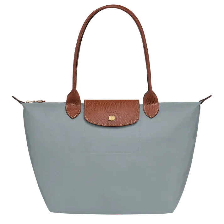 Madeleine | Medium Grey Steel Foldable Tote Bag