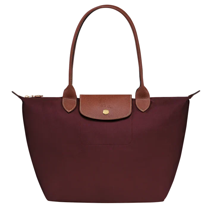 Madeleine | Medium Burgundy Foldable Tote Bag