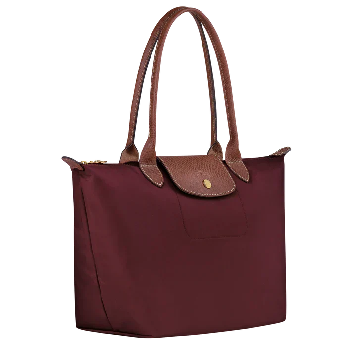 Madeleine | Medium Burgundy Foldable Tote Bag