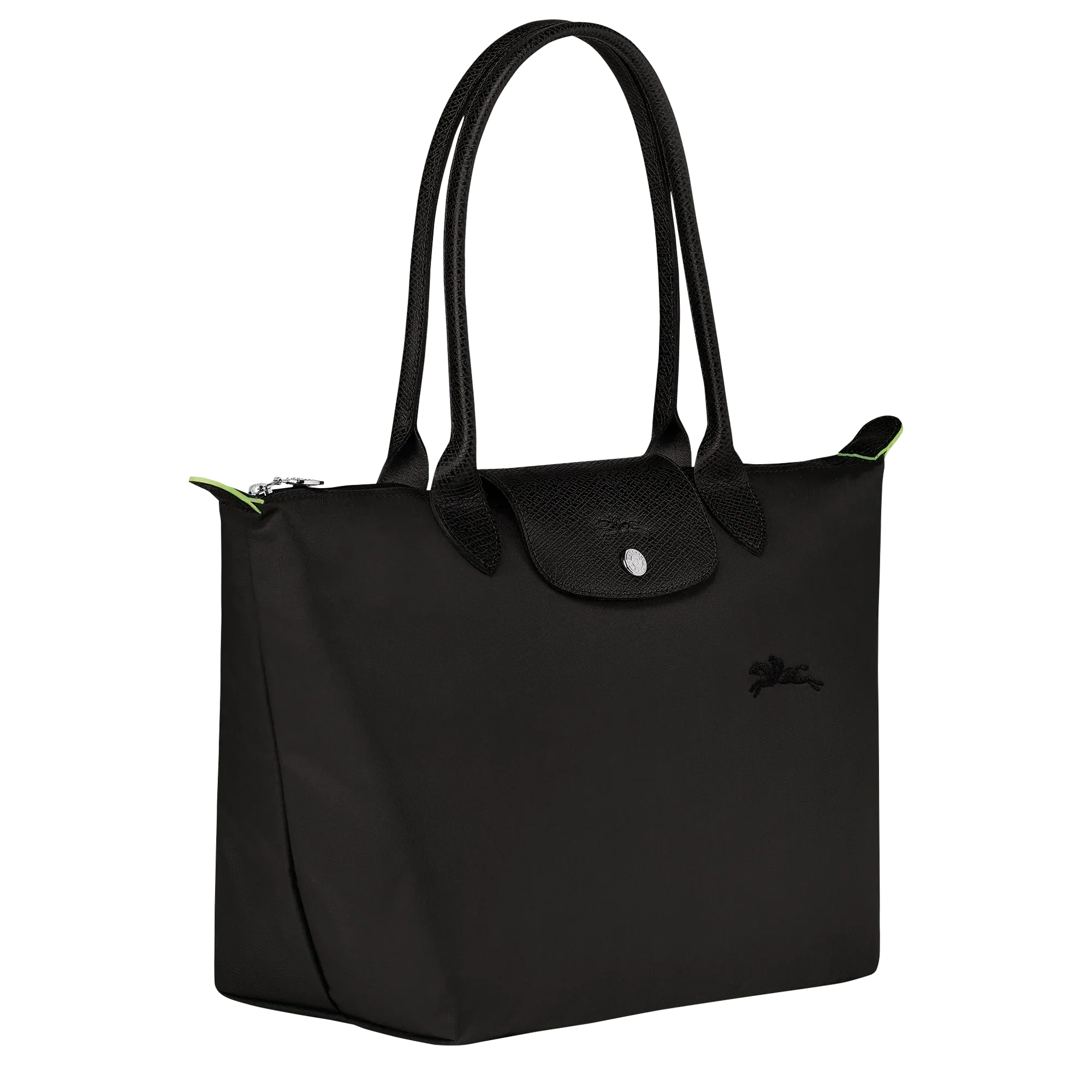 Madeleine | Medium Black Foldable Tote Bag