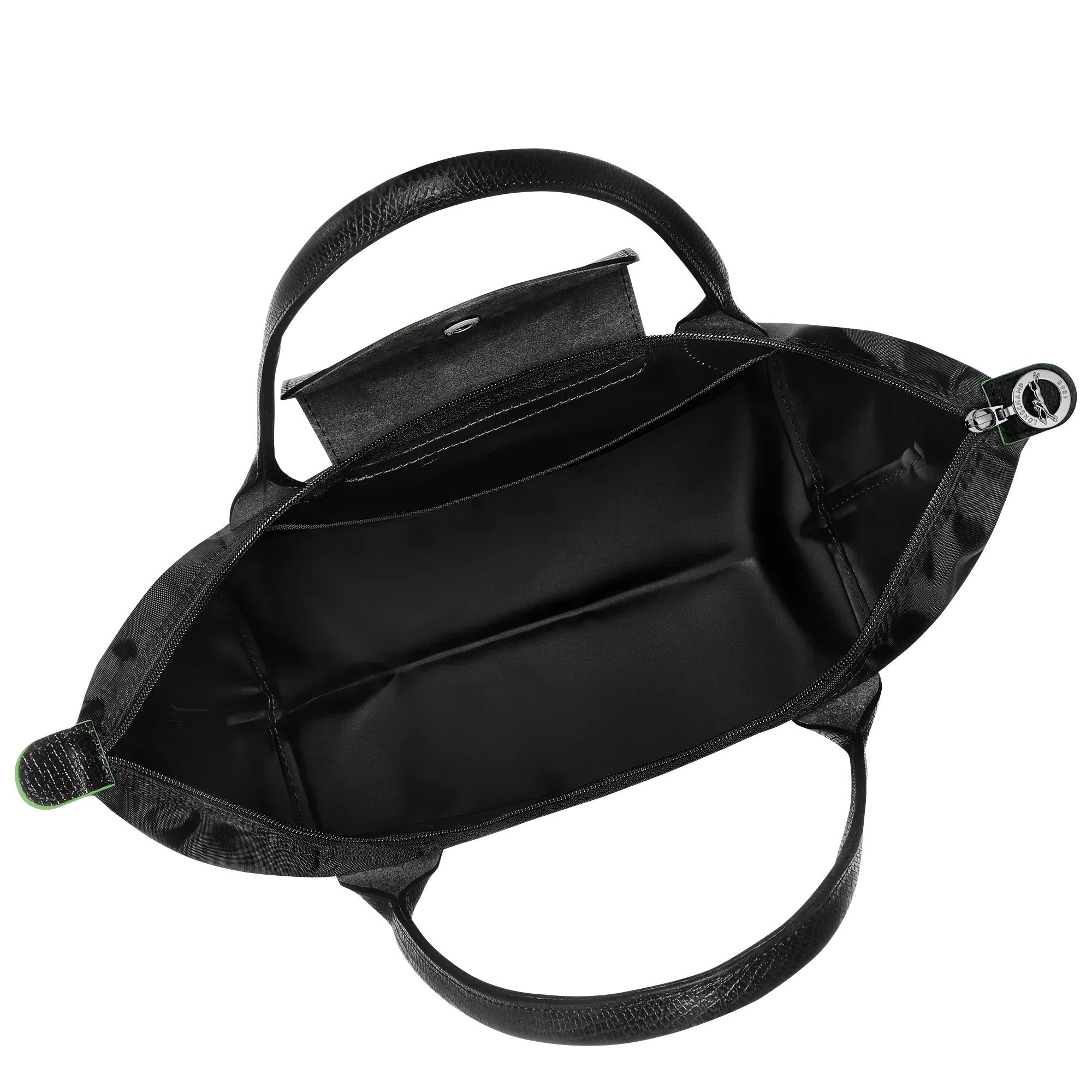 Madeleine | Medium Black Foldable Tote Bag