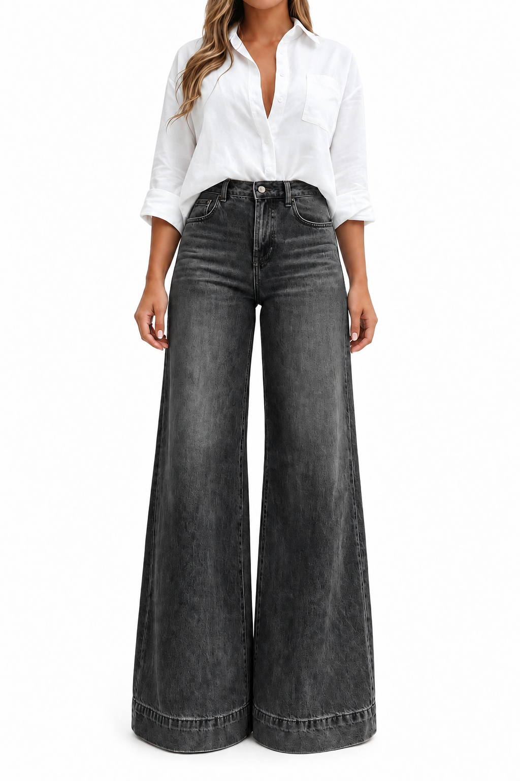 LUCIA™ | High-Waisted Wide-Leg Jeans for Women