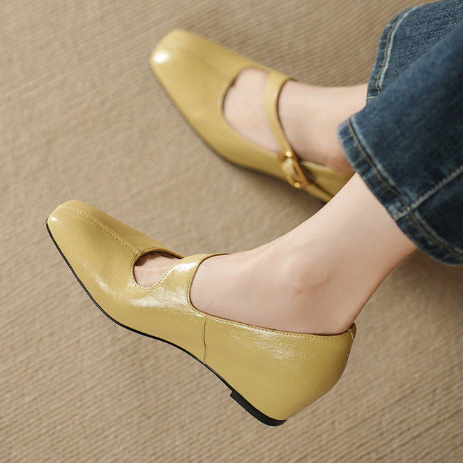 Viora | Mary Jane Wedge Heels
