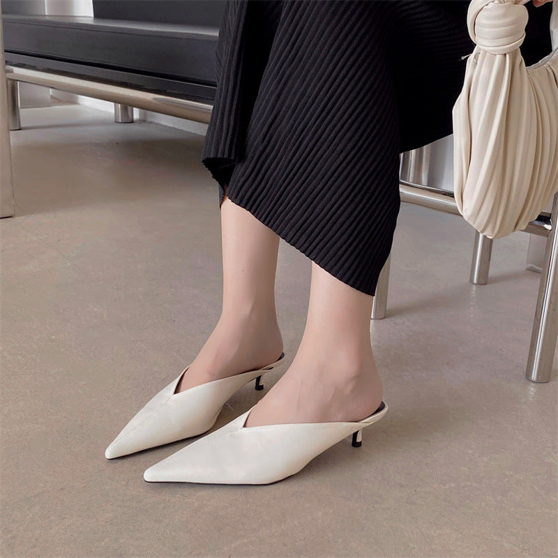Solace – Polished Pointed Mules