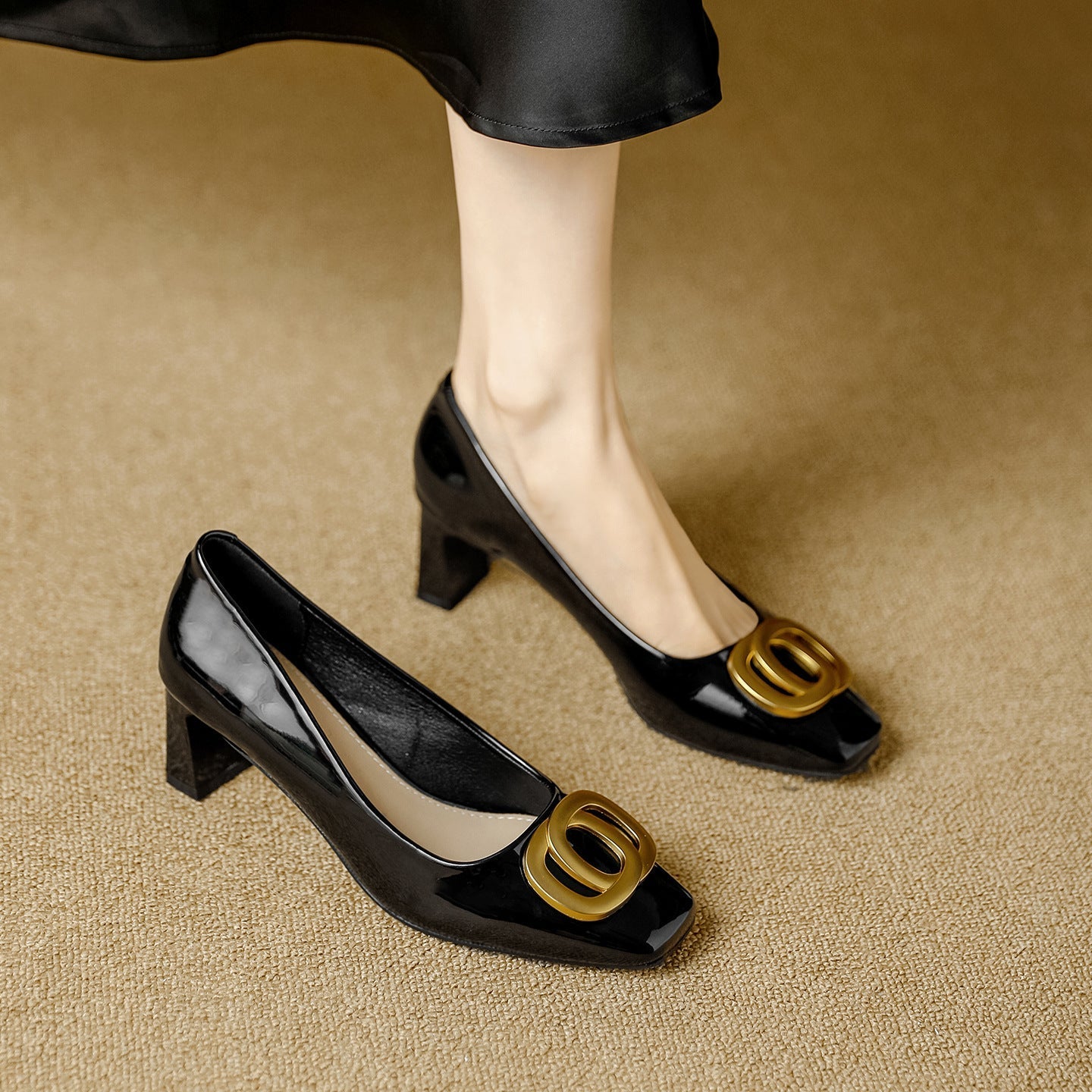 Tyra | Buckle Detail Heels