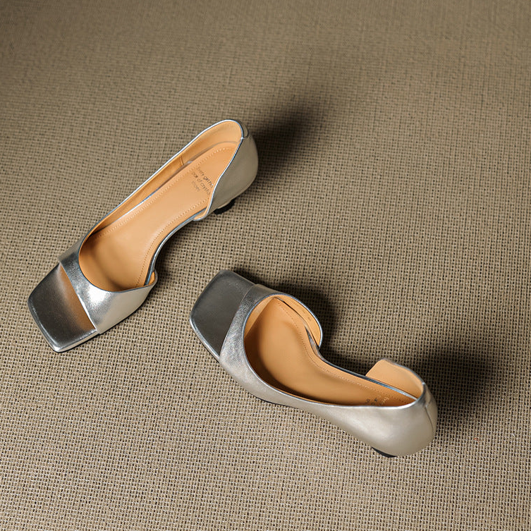 Celin | Peep-Toe Kitten Heels