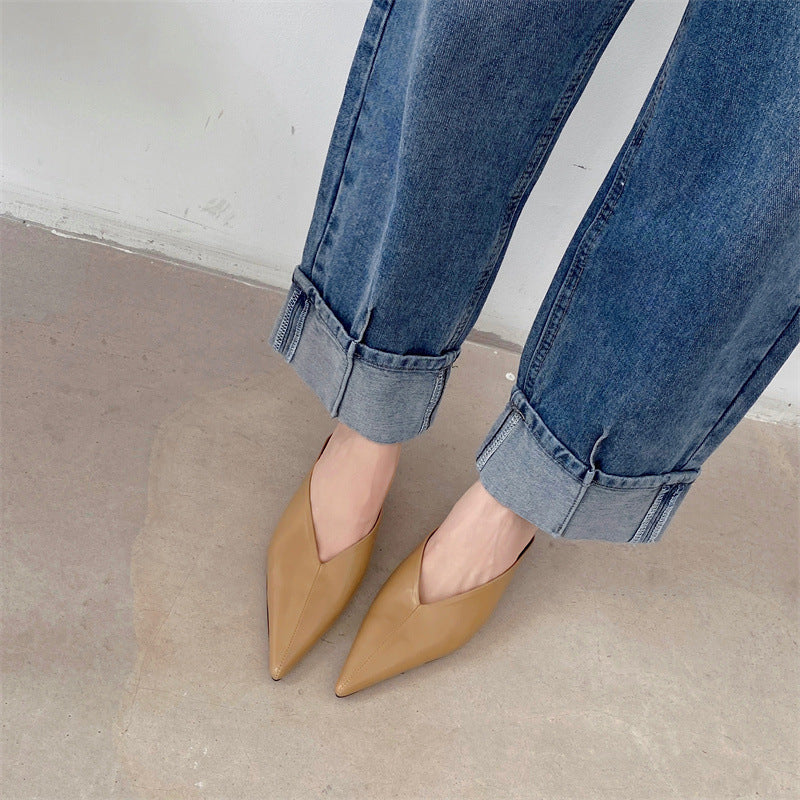 Solace – Polished Pointed Mules