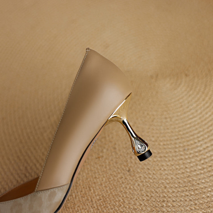 Clair | Leopard Accent Heels