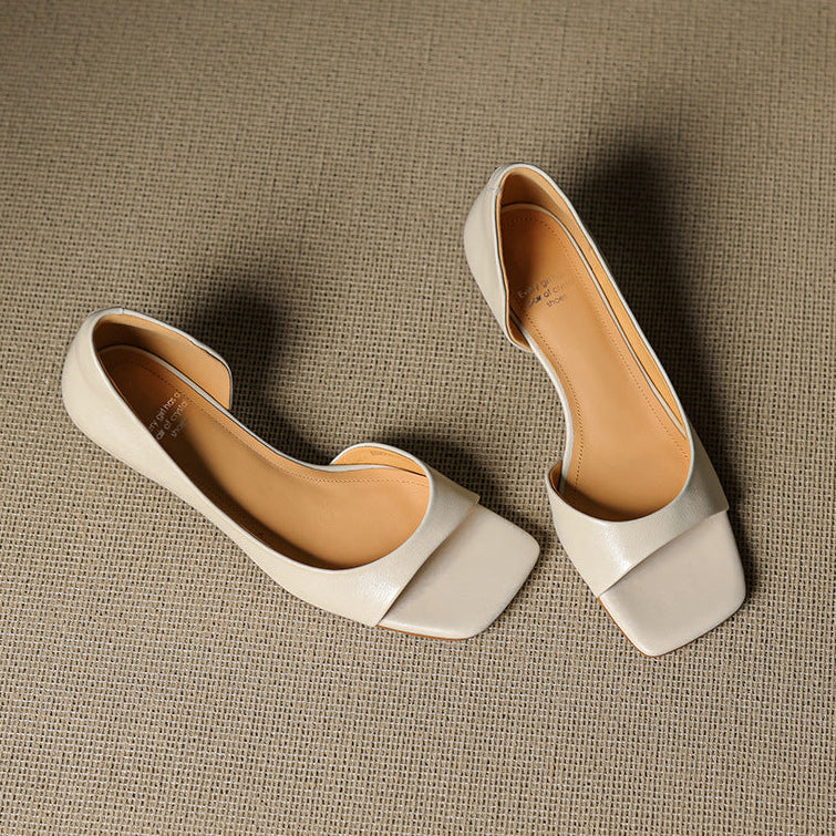 Celin | Peep-Toe Kitten Heels