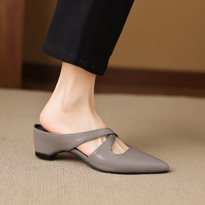 Selva – Refined Low-Heel Mules