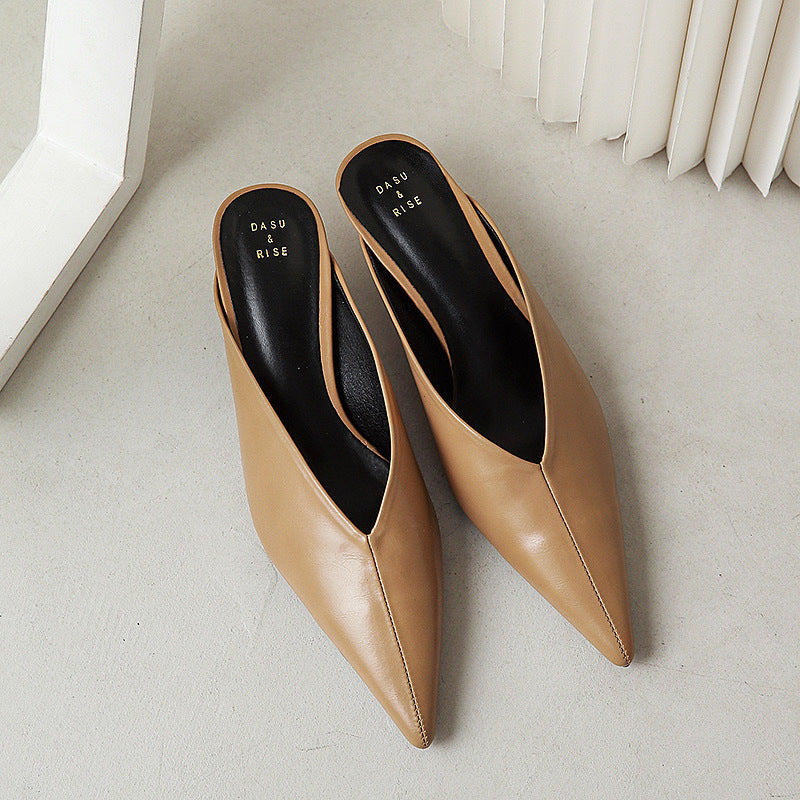 Solace – Polished Pointed Mules