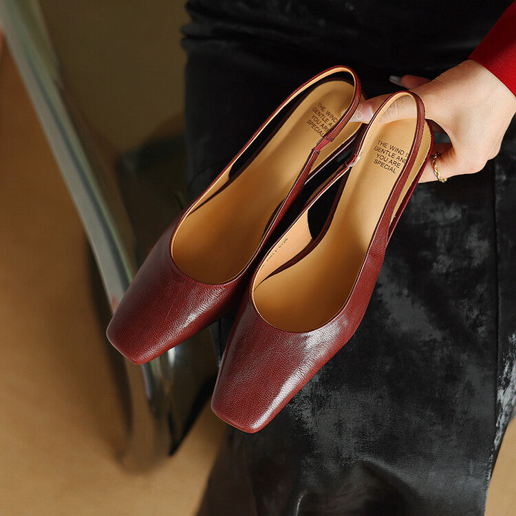 Ersa | Refined Slingbacks