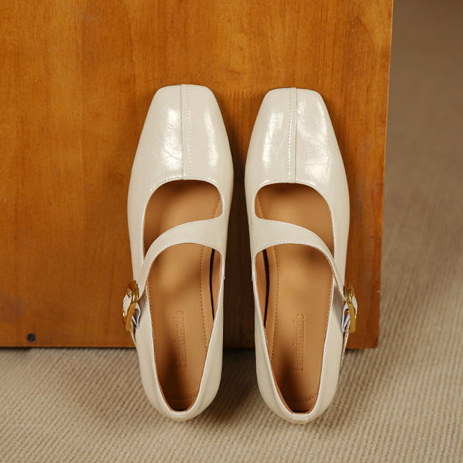Viora | Mary Jane Wedge Heels