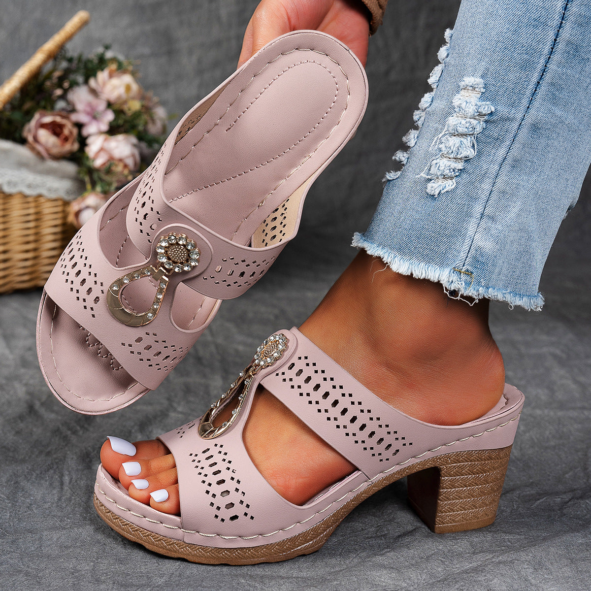 Lidia | Orthopaedic Sandal with Heel