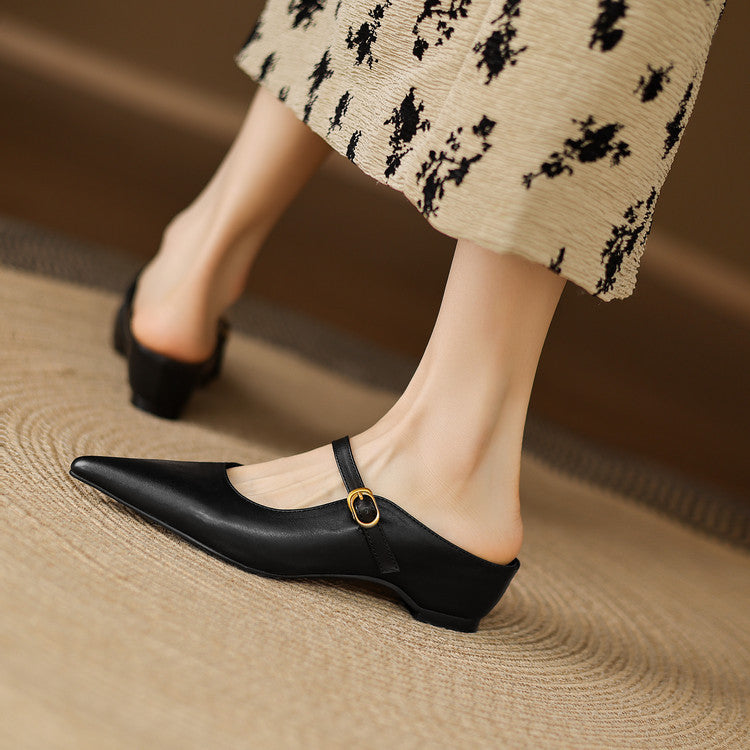 Neok – Sleek Pointed Mules