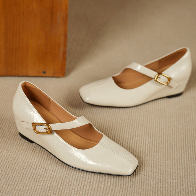 Viora | Mary Jane Wedge Heels