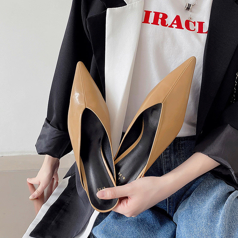 Solace – Polished Pointed Mules