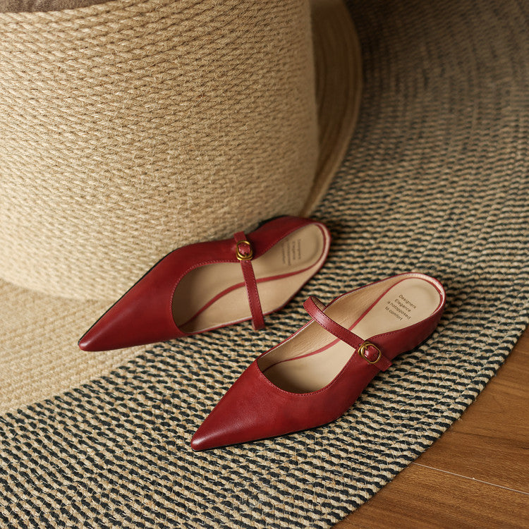 Neok – Sleek Pointed Mules