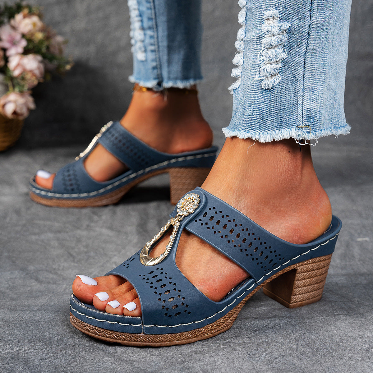 Lidia | Orthopaedic Sandal with Heel
