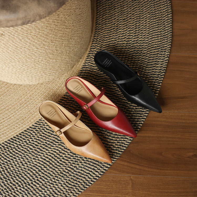 Neok – Sleek Pointed Mules